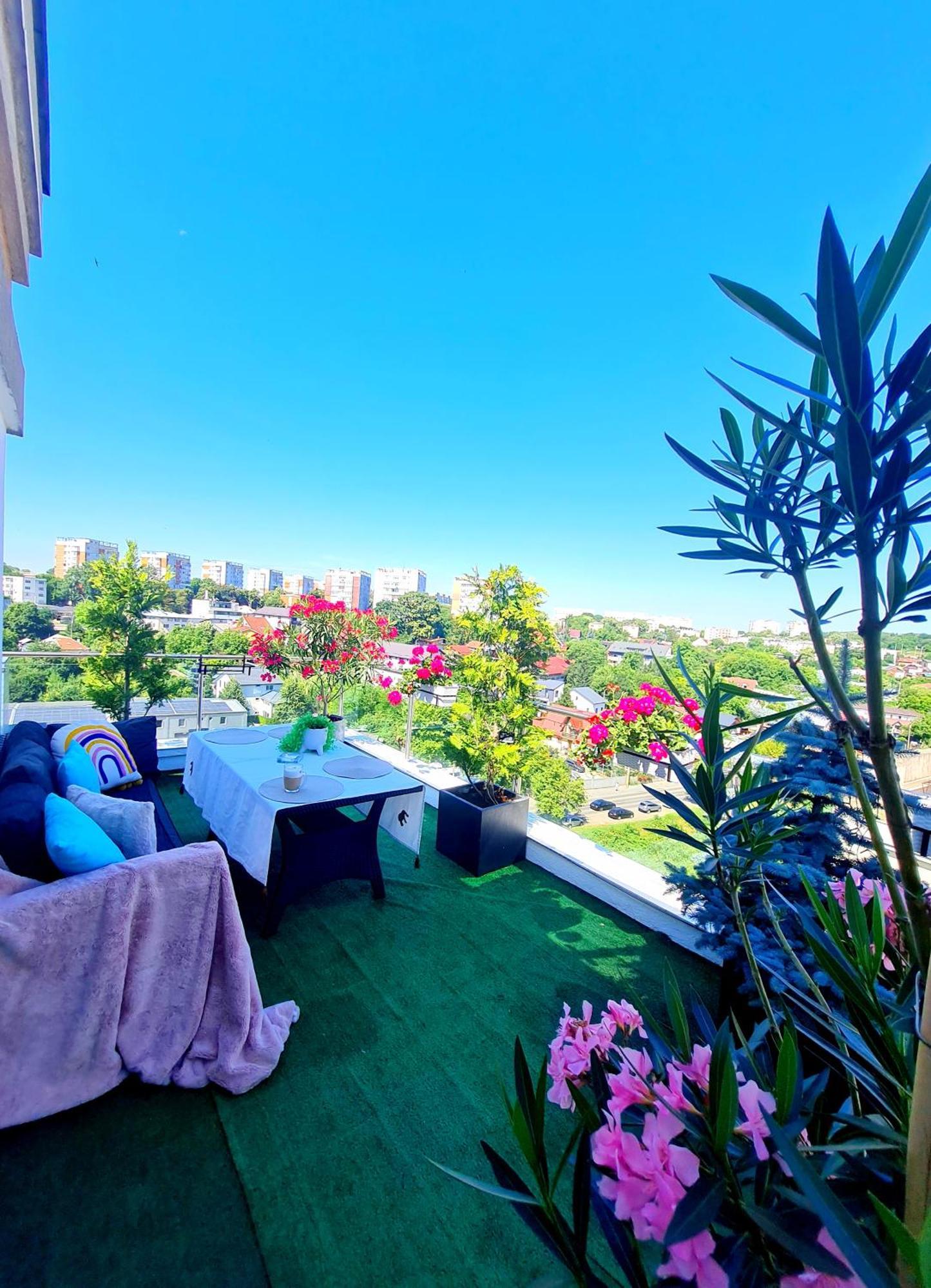 Penthouse View Aeroport Iasi Apartment Exterior photo
